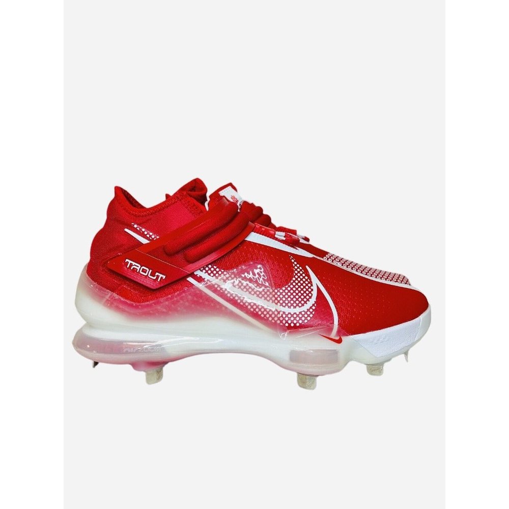 Nike Force Zoom Trout 7 Red White Baseball Cleats CI3134-602 Mens Size 8